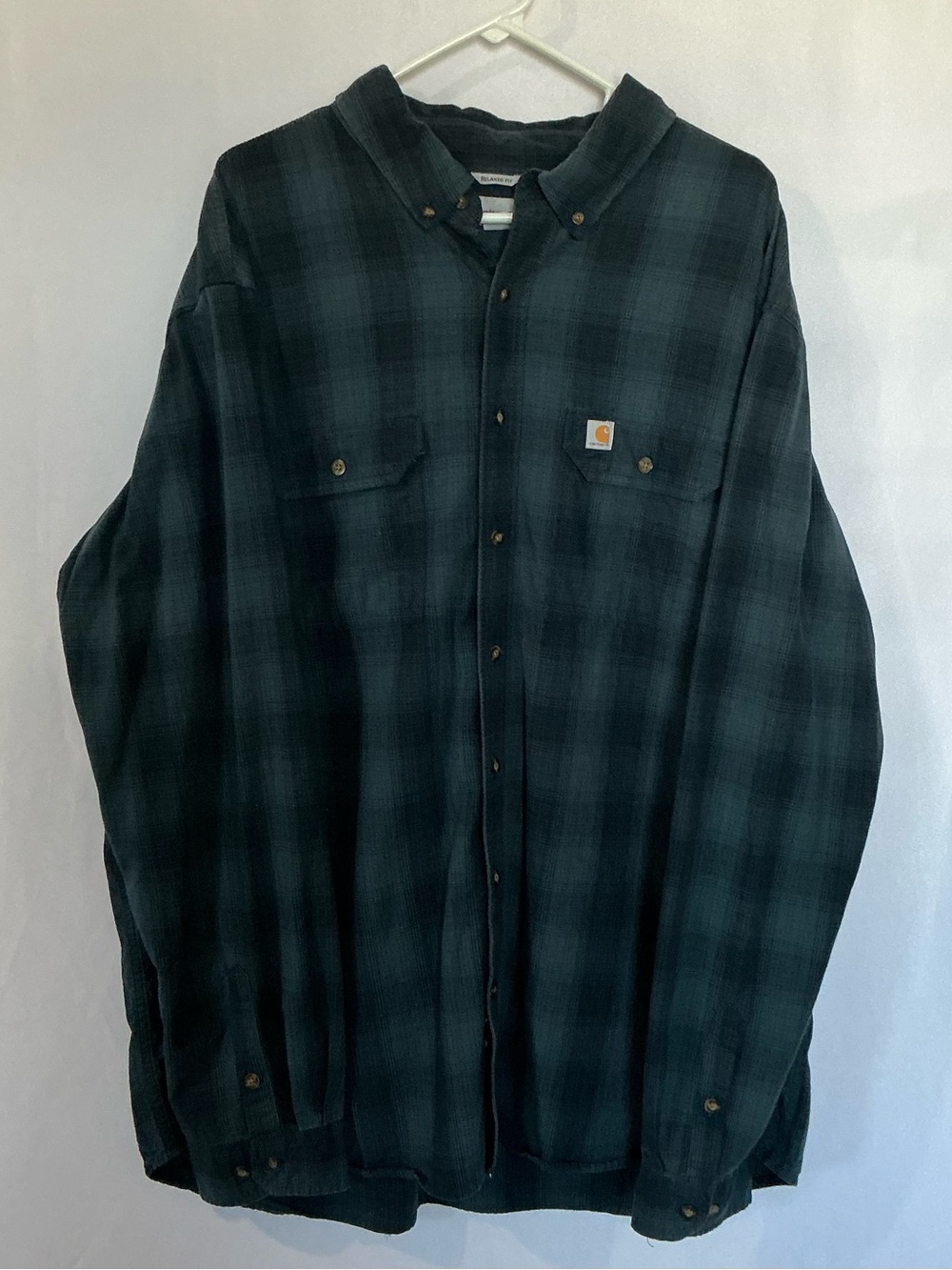 Carhartt Fort Plaid Relaxed-Fit Shirt Men’s 2XL Tall